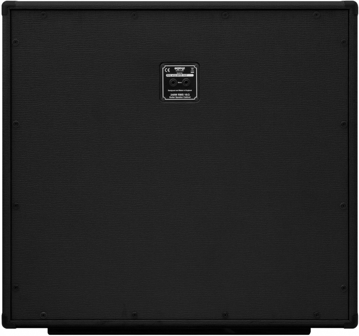 Orange PPC412CBK 4X12 Straight Speaker Cabinet in Black