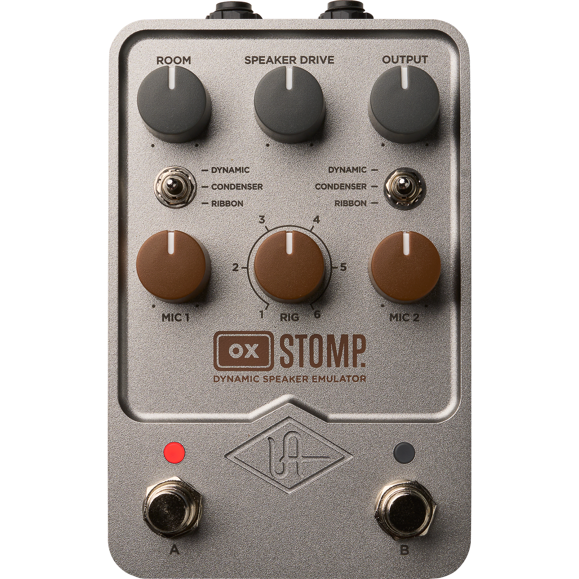 uad pedals Universal Audio OX Stomp Dynamic Speaker Emulator Pedal
