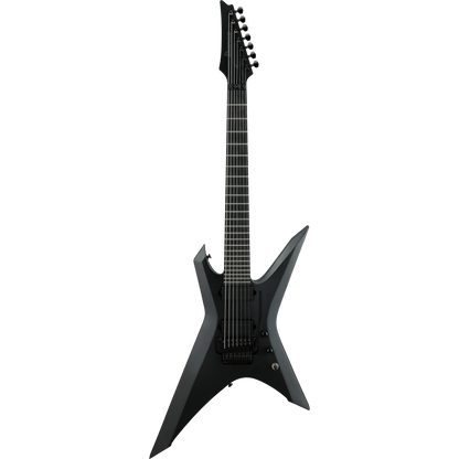 Ibanez XPTB720 Xiphos Iron Label 7-String Electric Guitar in Black Flat