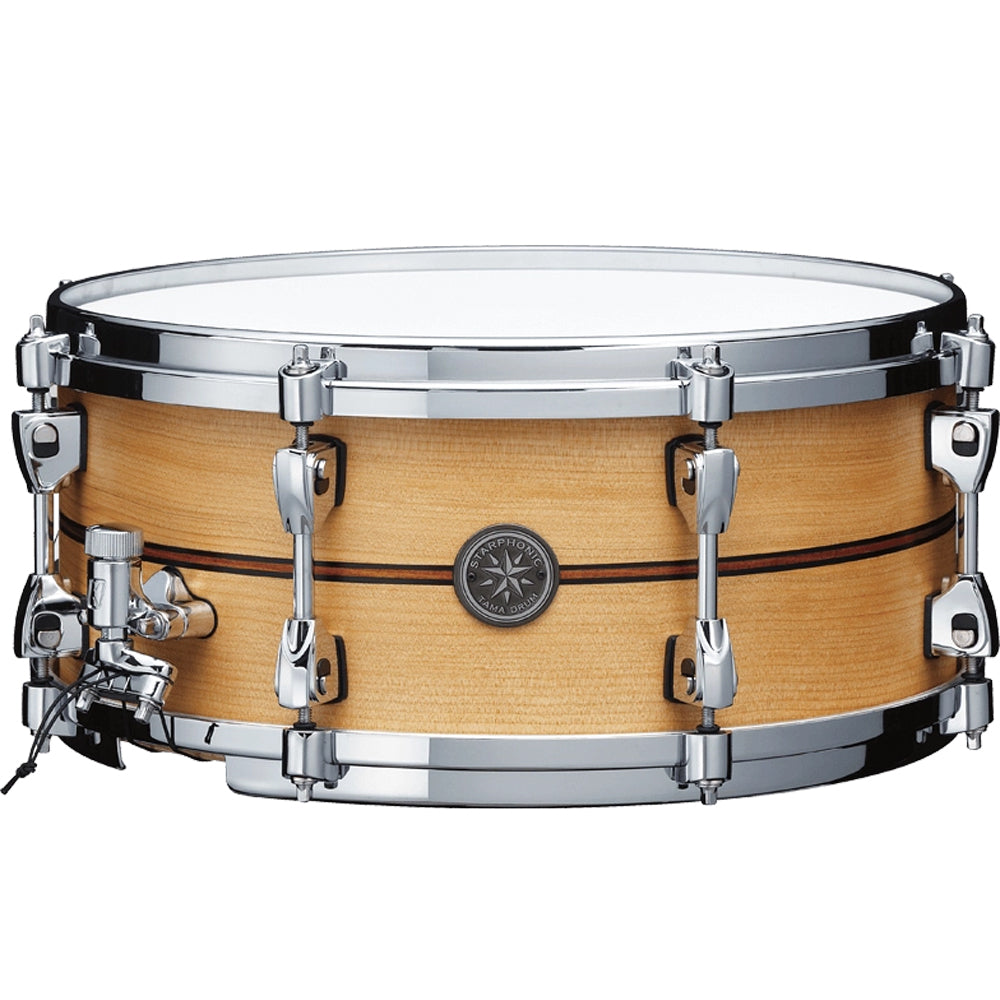 Tama Starphonic Spruce 6x14 Snare Drum - Satin Natural Spruce