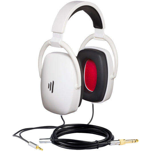 Direct Sound EX29 Plus White Dynamic Closed Headphones w/Closed Back Speakers