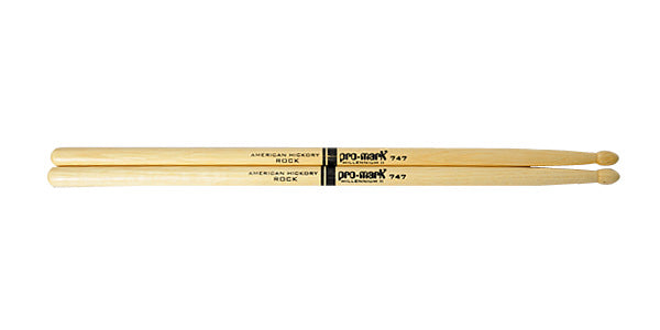 Promark TX747W 747 Wood Tip Hickory Drumsticks
