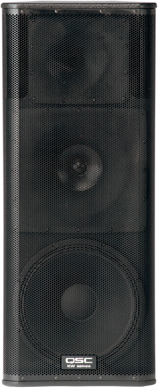 QSC KW153 15” 3-Way Trapezoidal Loudspeaker