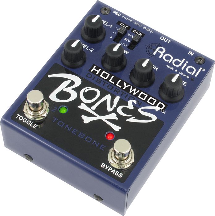 Radial Bones Hollywood Distortion Pedal HOLLYWOOD