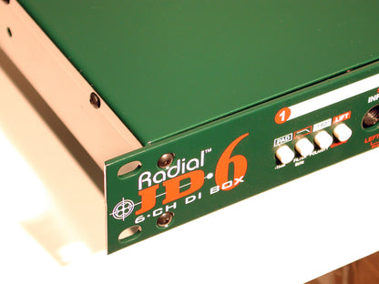 Radial Jd6 6-channel Rackmount Passive Direct Box