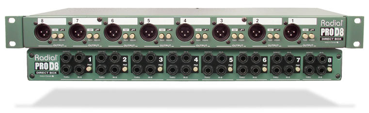 Radial ProD8 8-Channel Rackmount DI