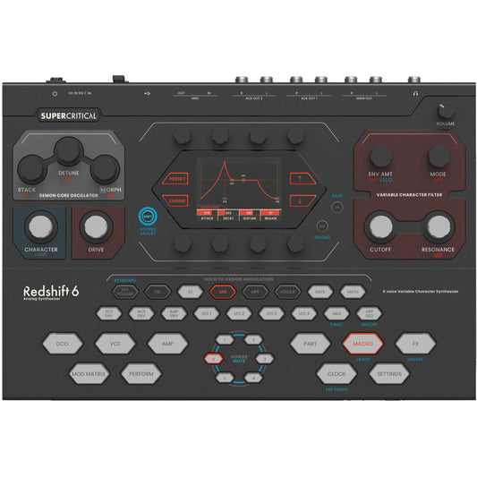 Supercritical Synthesizers Redshift 6 Variable Character Synthesizer