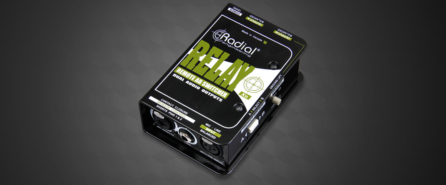 Radial Relay Xo Balanced remote AB switcher