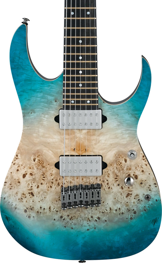 Ibanez RG Premium 7 String Electric Guitar Caribbean Islet Flat (RG1127PBFXCIF)