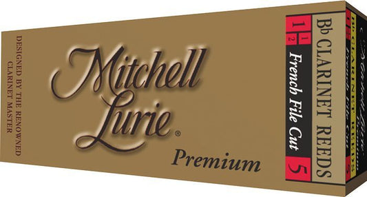 Rico Mitchell Lurie Premium Bb Clarinet 5 Pack, 2.5 Strength