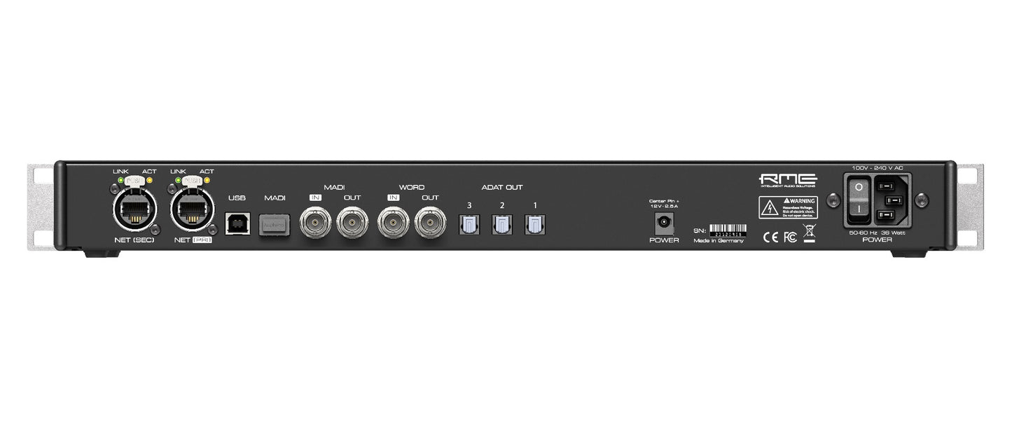 RME 12Mic - Mic and Line Level Preamp for Audio Networks