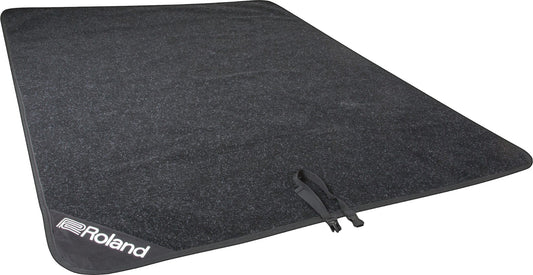 Roland TDM-25 78x64" Non-Slip Protective Drum Mat, Charcoal (TDM-25)