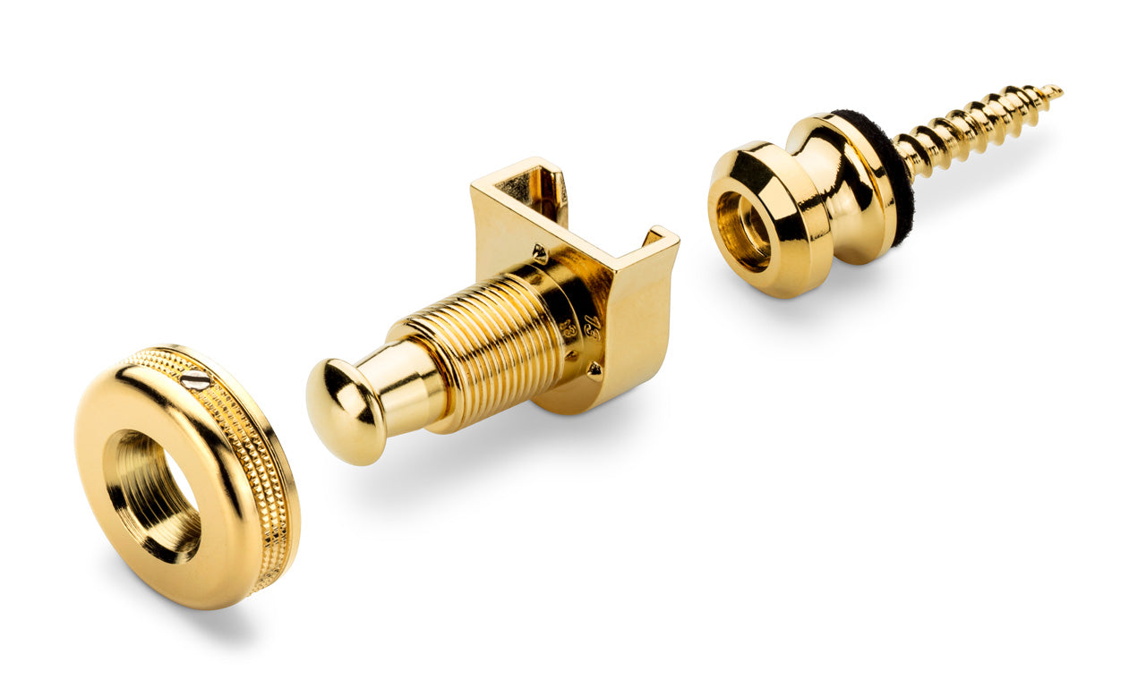 Schaller 14010501 Security Straplocks, Set Gold