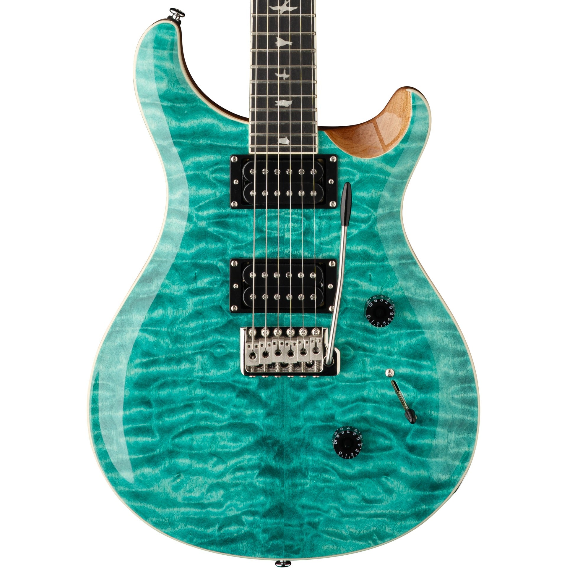 PRS SE Custom 24 Quilt Electric Guitar - Turquoise – Alto Music