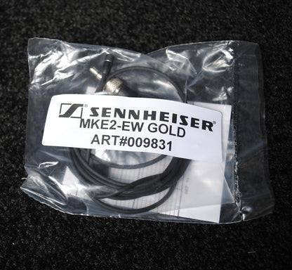 Sennheiser MKE2 Gold Lavalier Condenser Microphone (MKE2EWGOLD)