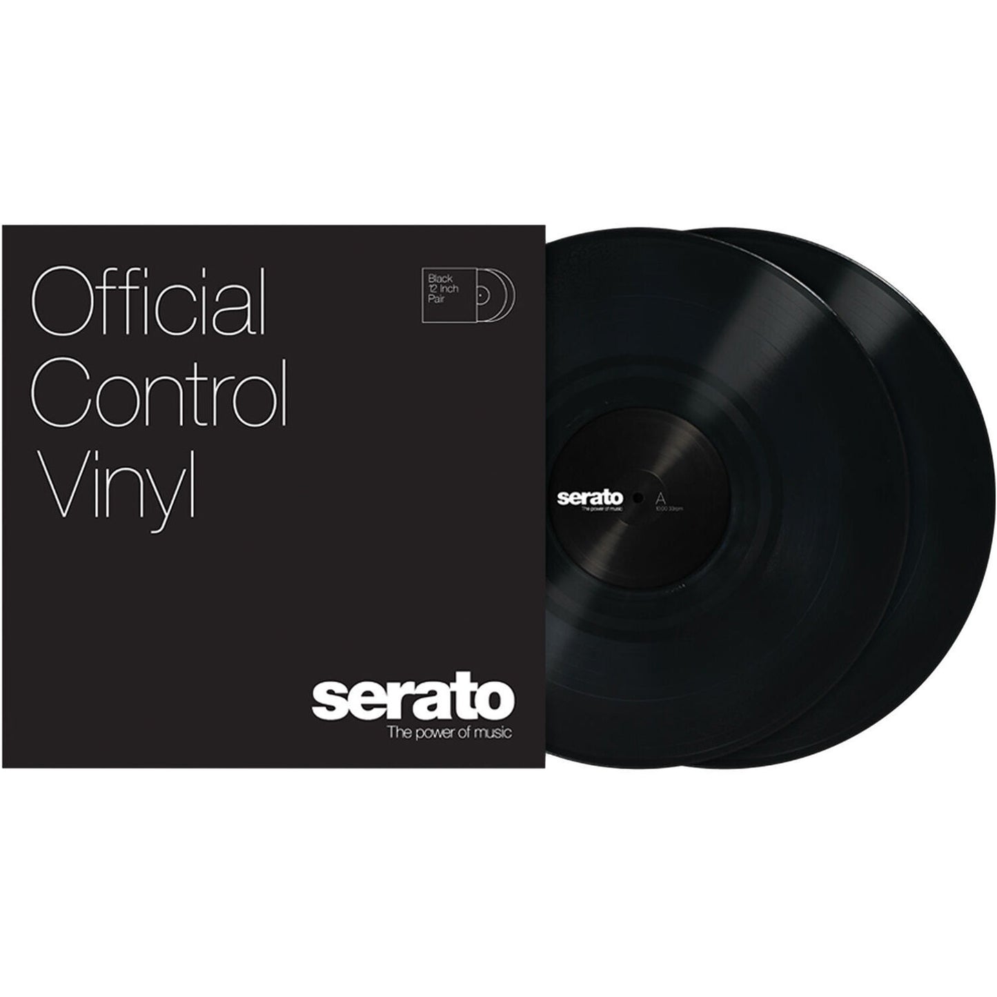 Serato 12" Control Vinyl (Pair, Black)