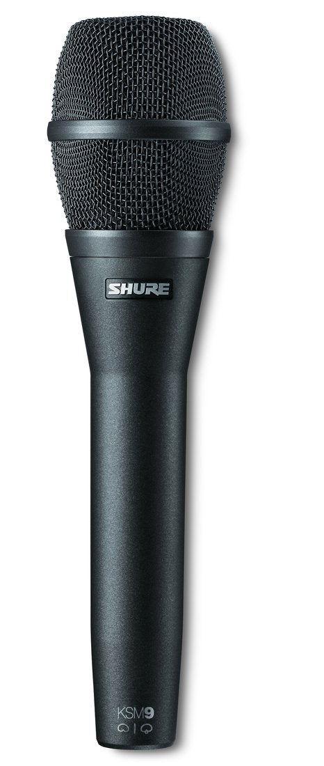Shure KSM9 Dual Diaphragm Performance Condenser Microphone in Charcoal Gray