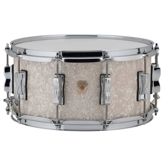 Ludwig Classic Maple 5x14 Snare Drum - Vintage White Marine