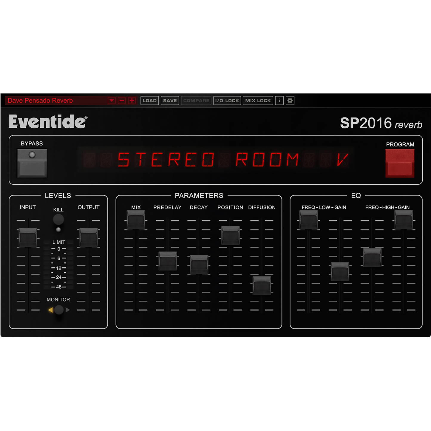 Eventide SP2016 Reverb plug-in