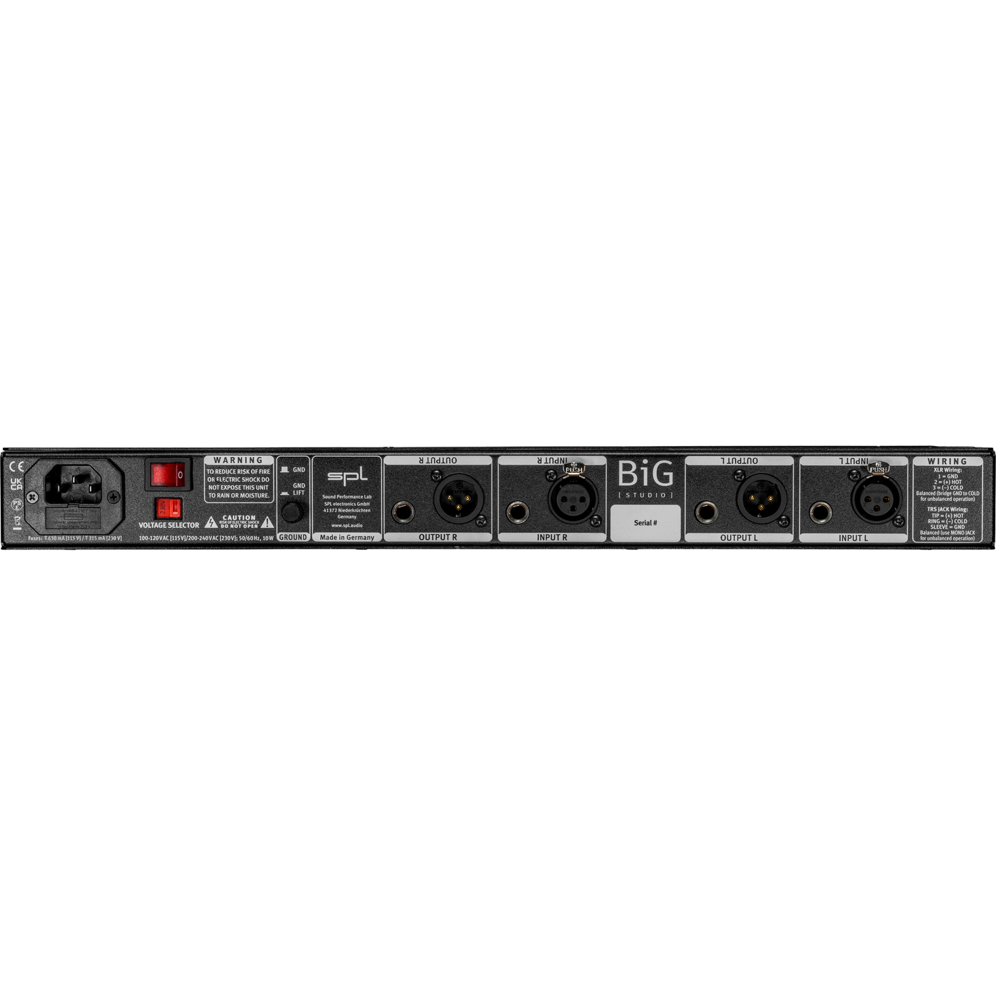 SPL Big Studio Stereo Image Shaper - 19” Rackmount