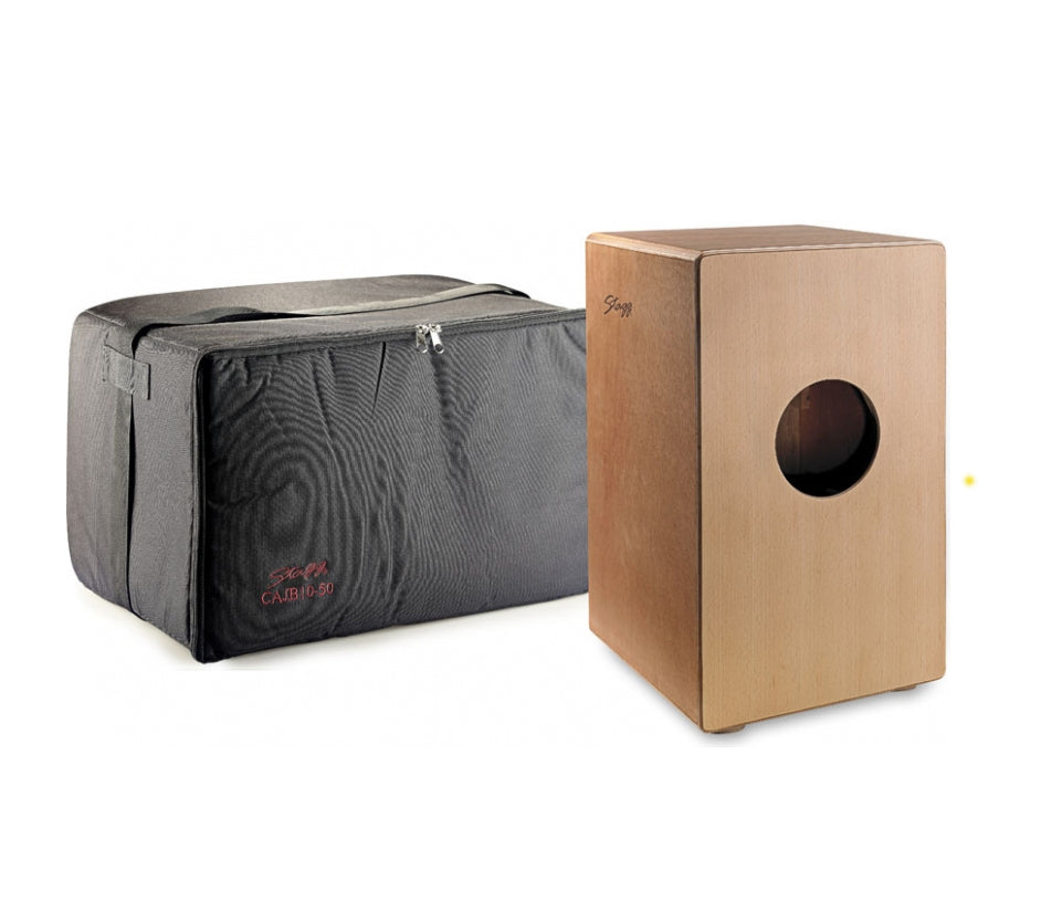 Stagg CAJ50 Basswood Cajon with Carry Bag
