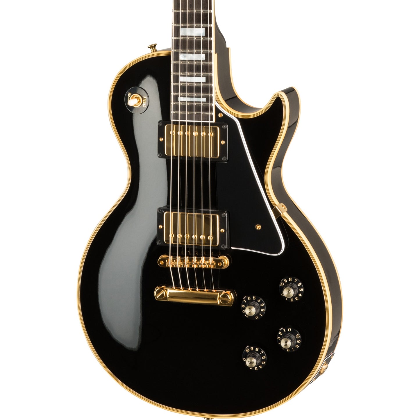 Gibson 1968 Les Paul Custom Reissue Electric Guitar - Ebony