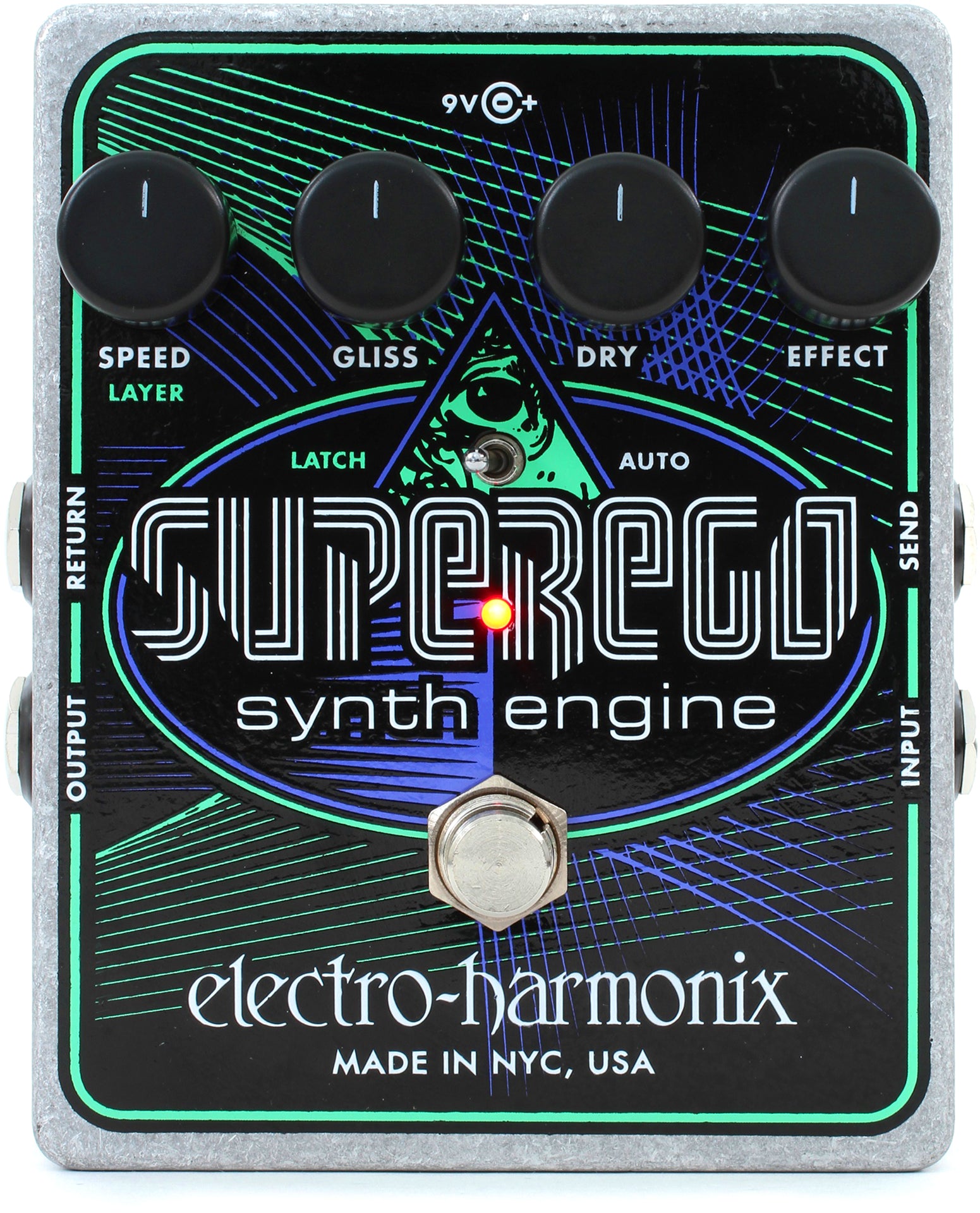oscillator guitar pedal Electro Harmonix Superego Synth Engine Pedal