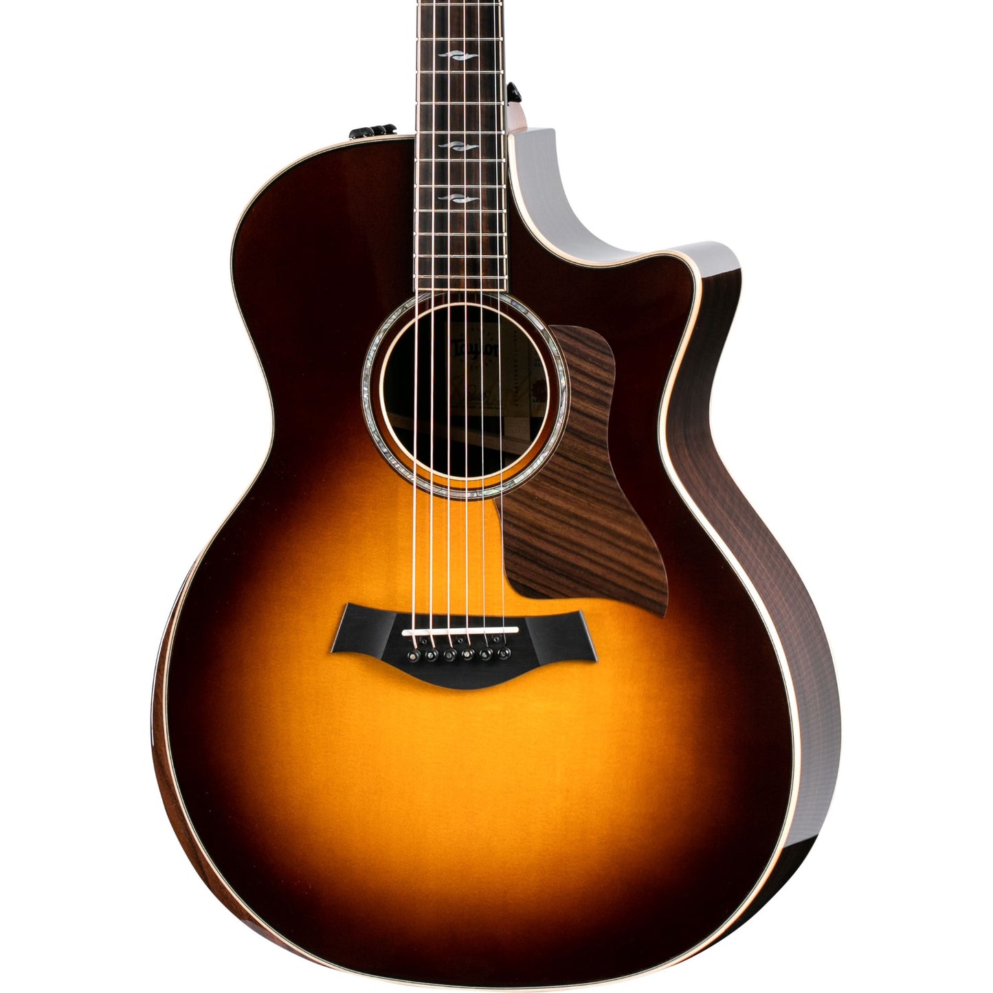 Taylor 814CE Grand Auditorium Acoustic Electric Guitar, Tobacco Sunburst