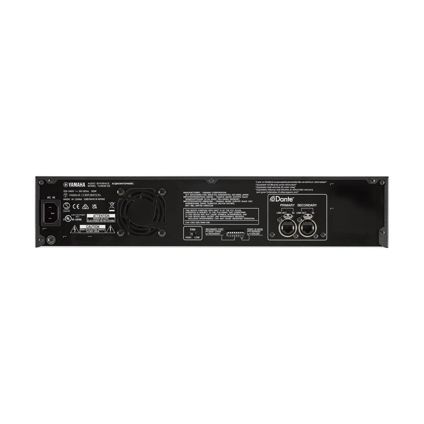 Yamaha Tio1608-D2 Audio I/O Rack