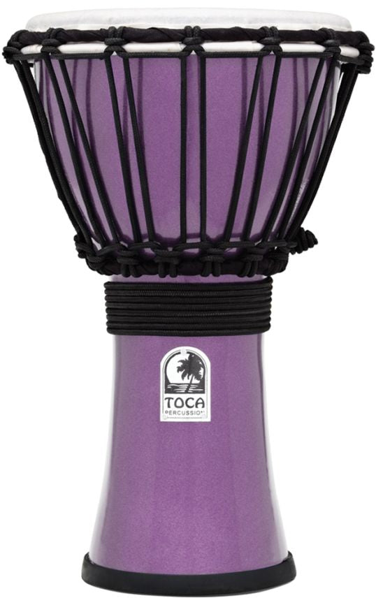 Toca TFCDJ-7MV Freestyle Colorsound 7" Djembe - Metallic Violet