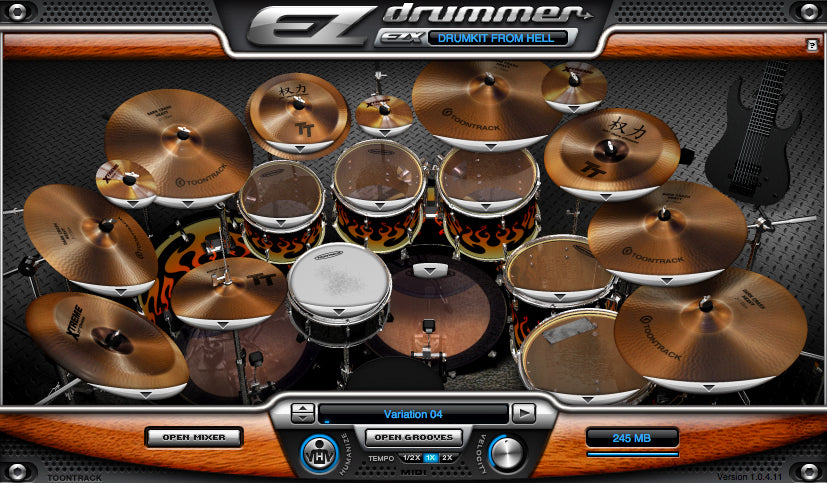 Toontrack Drumkit From Hell EZX Expansion for EZ Drummer