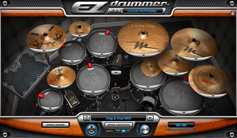 Toontrack Claustrophobic EZX Expansion for EZ Drummer