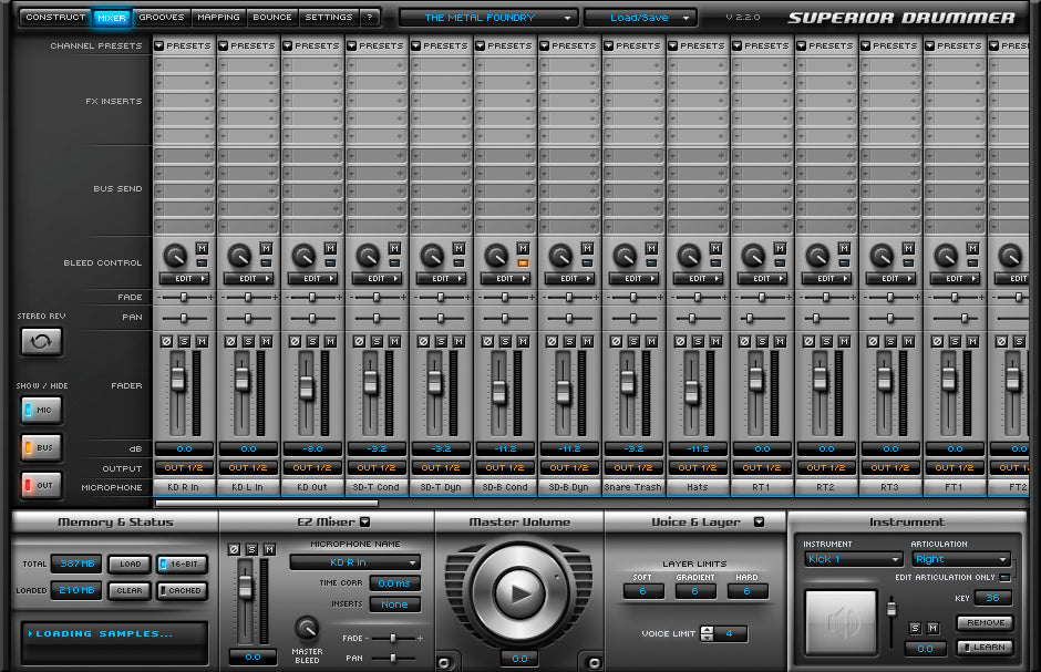 Toontrack TT123 The Metal Foundry SDX