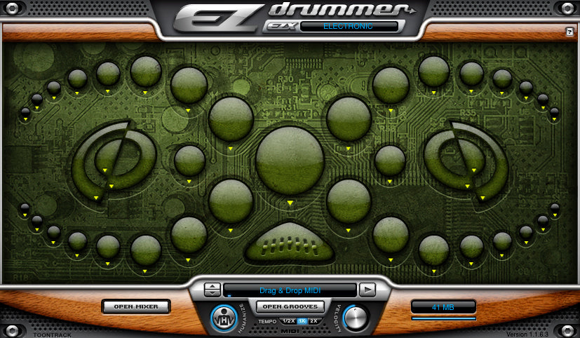 Toontrack Electronic EZX Expansion for EZ Drummer