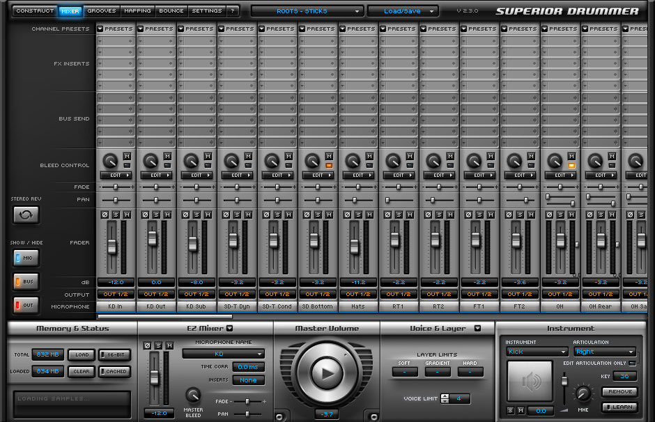 Toontrack TT157 Roots SDX Sticks