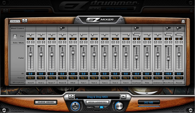Toontrack Metal Machine EZX Expansion for EZ Drummer