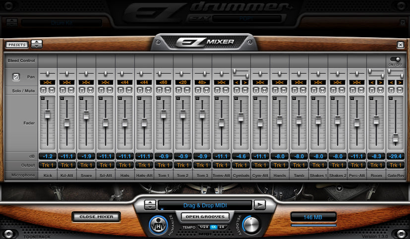 Toontrack Pop EZX Expansion for EZ Drummer