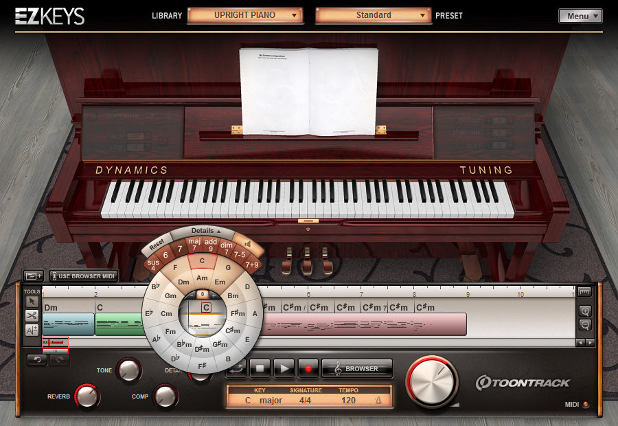 Toontrack TT215SN EZkeys Upright Piano