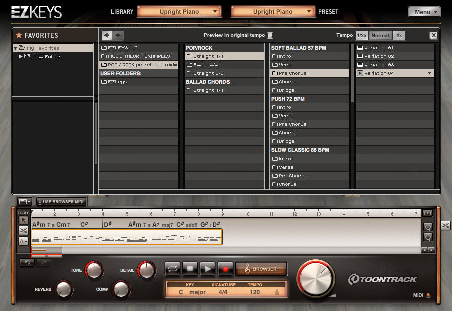 Toontrack TT215SN EZkeys Upright Piano