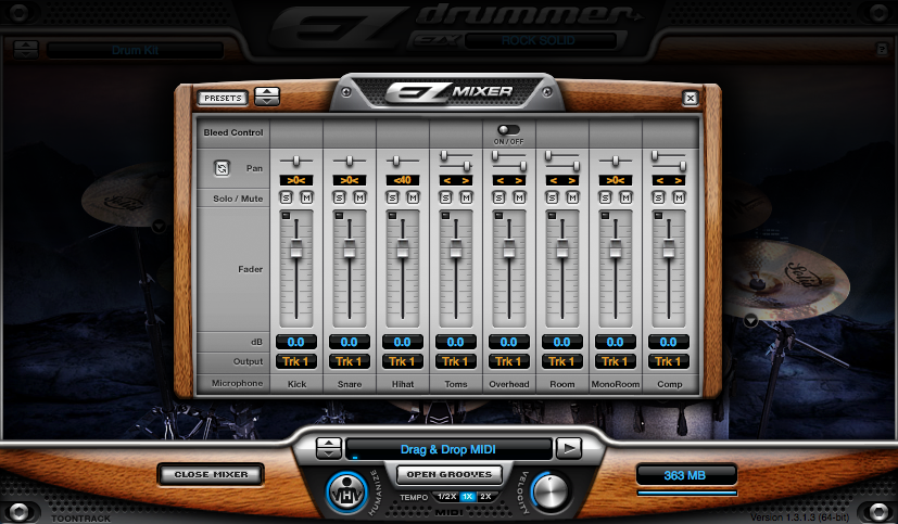 Toontrack Rock Solid EZX Expansion for EZ Drummer
