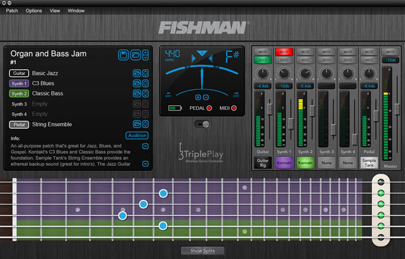 Fishman TriplePlay Triple Play Wireless Guitar Controller with Software (PROTRP301)