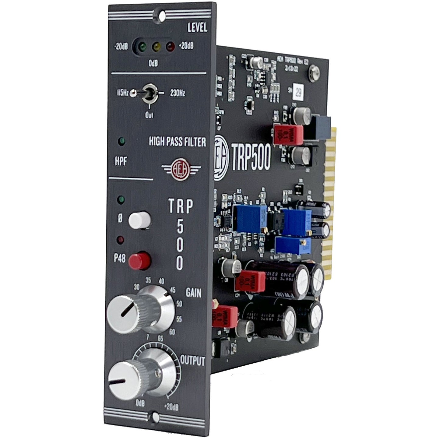 AEA TRP500 High Gain, High Impedance Low Noise 500 Series Preamp