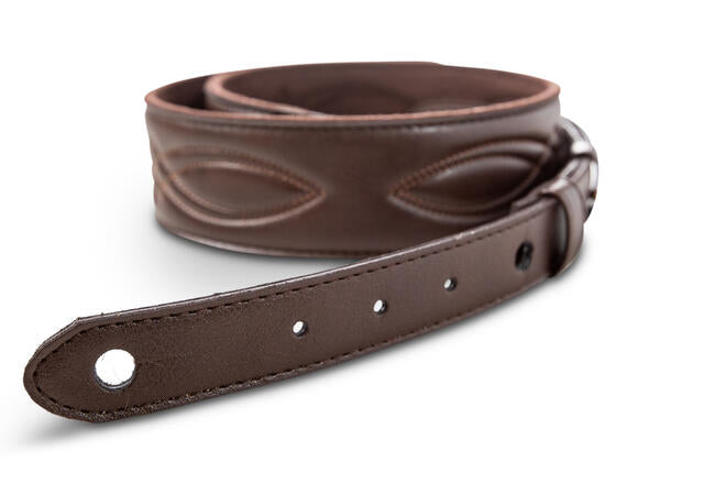 Taylor 2" Vegan Leather Guitar Strap - Chocolate Brown