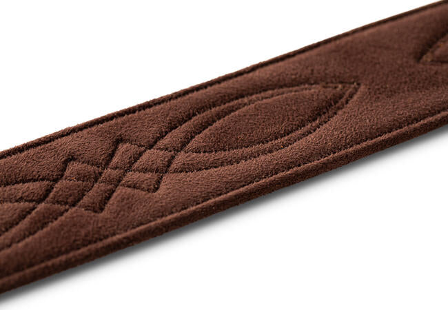Taylor 2" Vegan Leather Guitar Strap - Chocolate Brown