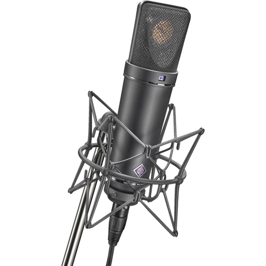 Neumann U87AI Studio Set Professional Vocal Condenser Microphone - Matte Black