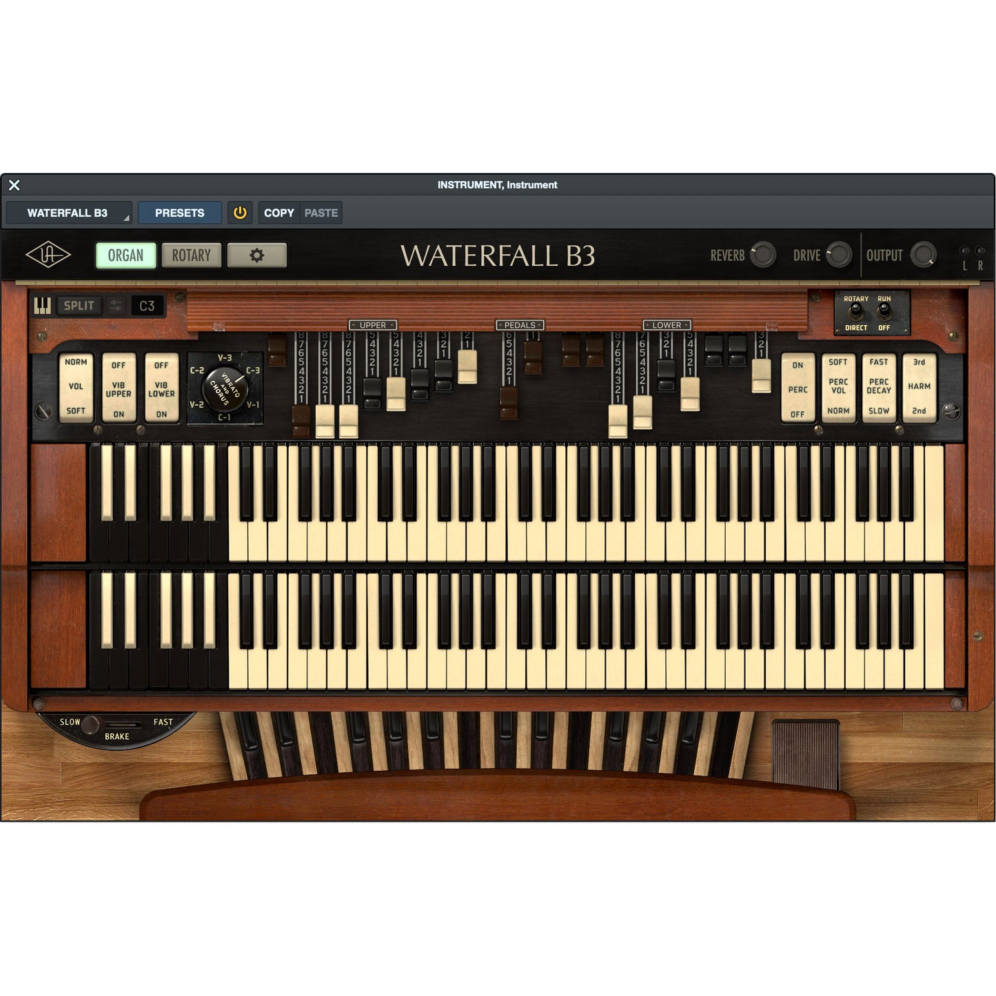 Universal Audio Waterfall B3 Organ