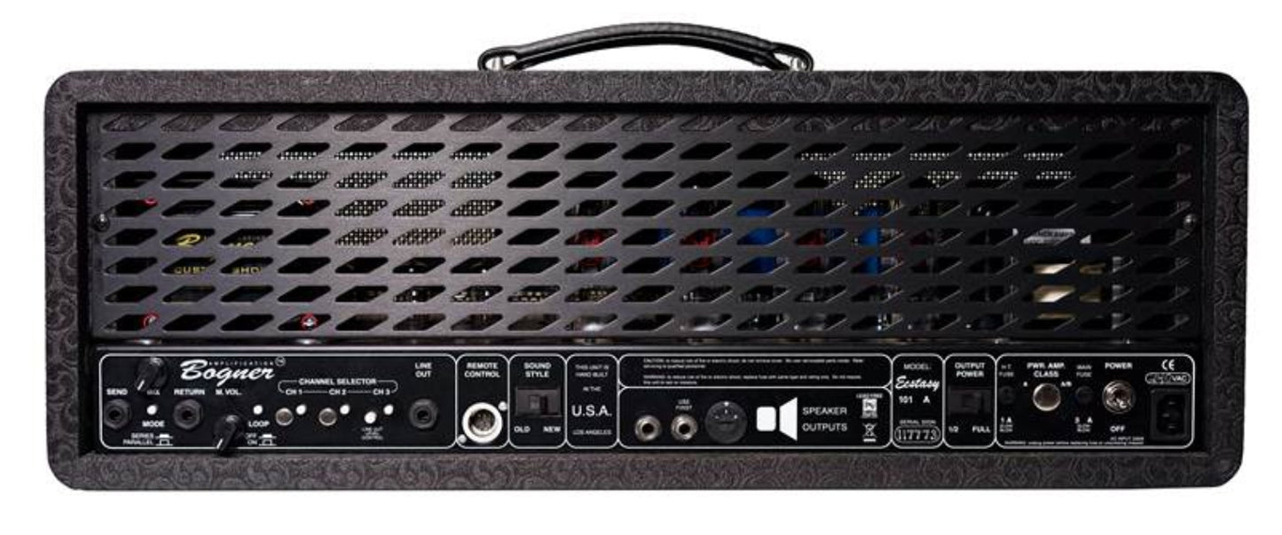 Bogner 20th Anniversary Ecstacy Head 6L6 Tubes