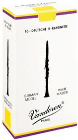 10-Pack of Vandoren Bb Clarinet German Reed 5
