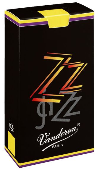 10-Pack of Vandoren 2.5 Alto Saxophone ZZ Reeds