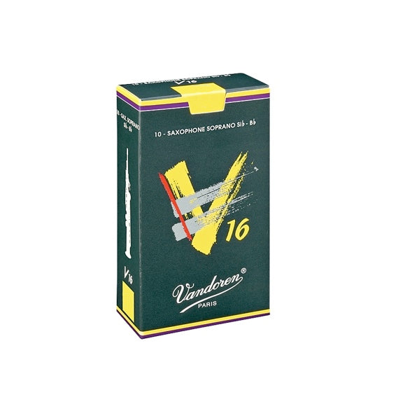 10-Pack of Vandoren 2.5 Soprano Saxophone V16 Reeds